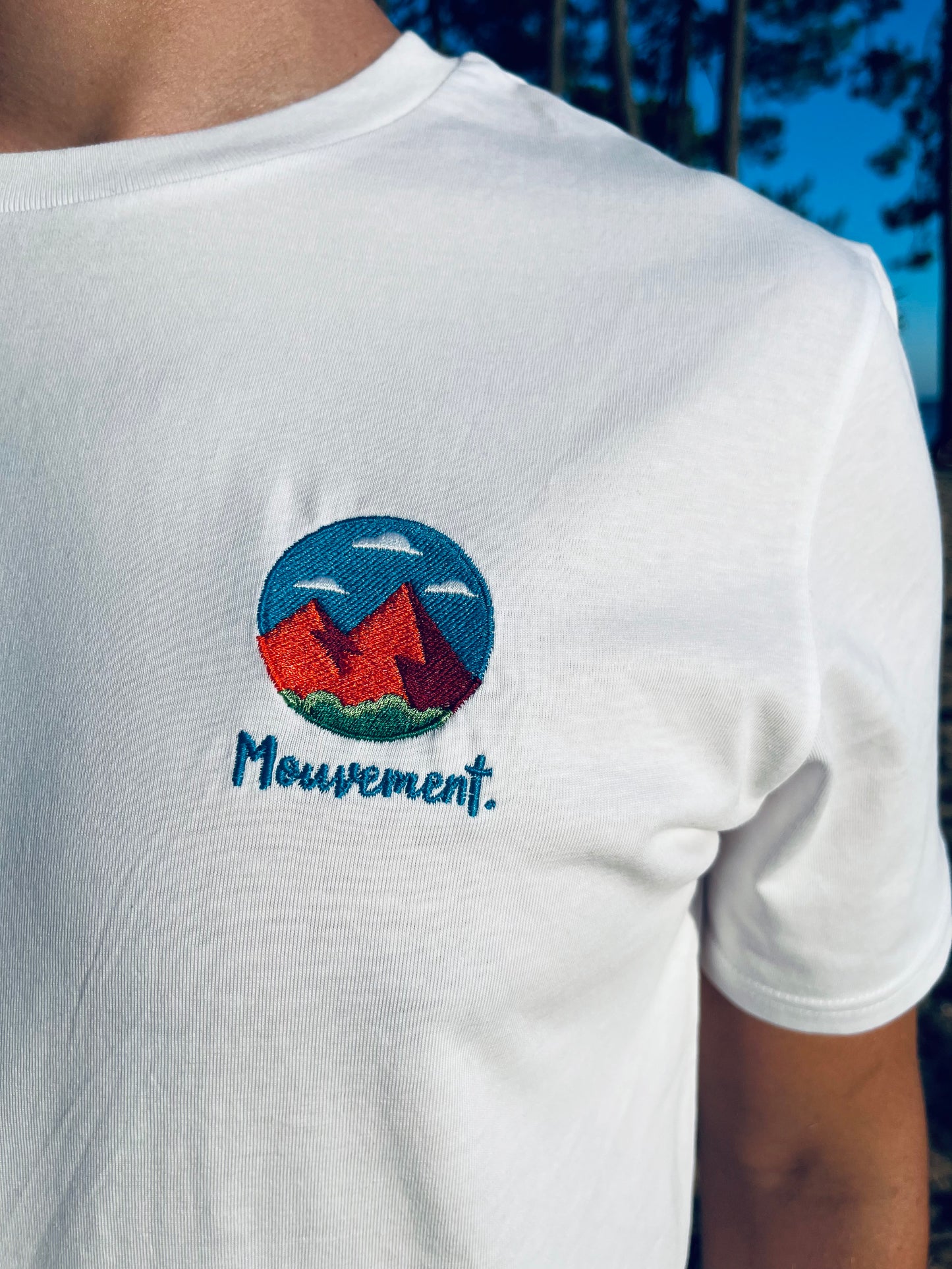 T-shirt Homme BIO | Montagne Brodées.